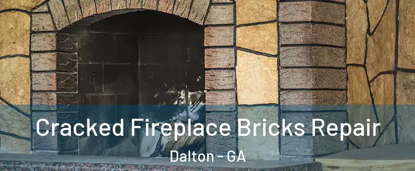  Cracked Fireplace Bricks Repair Dalton - GA