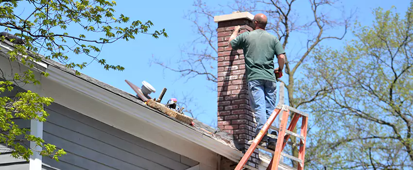 Vinyl and PVC Chimney Flashing Installation in Dalton, GA