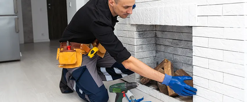 Fireplace Damaged Damper Frame Repair Services in Dalton, Georgia